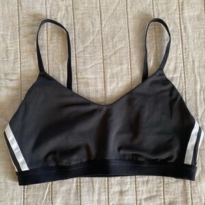 adidas - Black and White Sports Bra, Size S